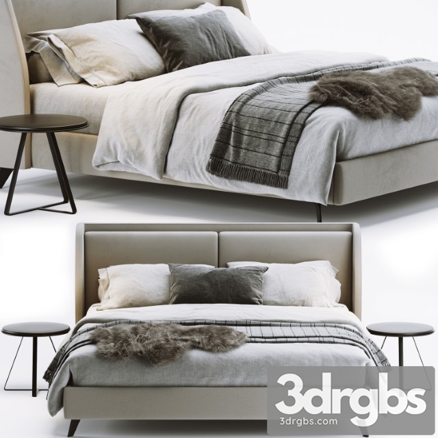 Sofa Chair Company Enzo Bed 3dsmax Download - thumbnail 1