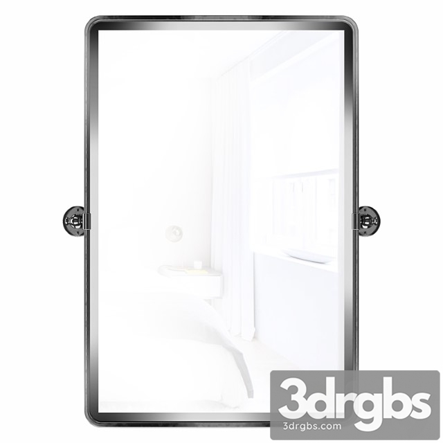 Woodvale Metal Framed Wall Mounted Bathroom Vanity Mirror 3dsmax Download - thumbnail 1
