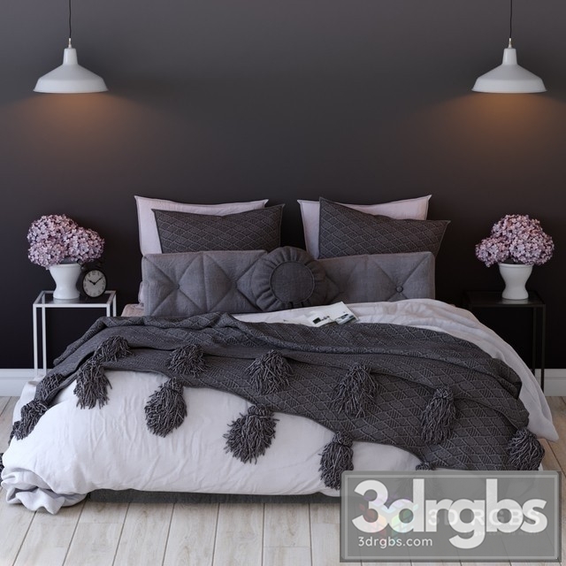 Moderm Luxury Bed 5 3dsmax Download - thumbnail 1