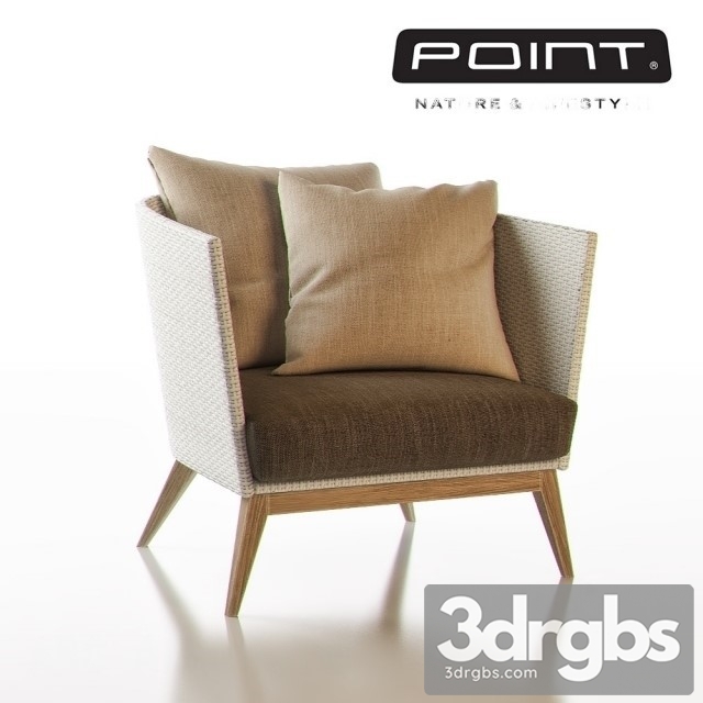 Point Arc Outdoor-Armchair 3dsmax Download