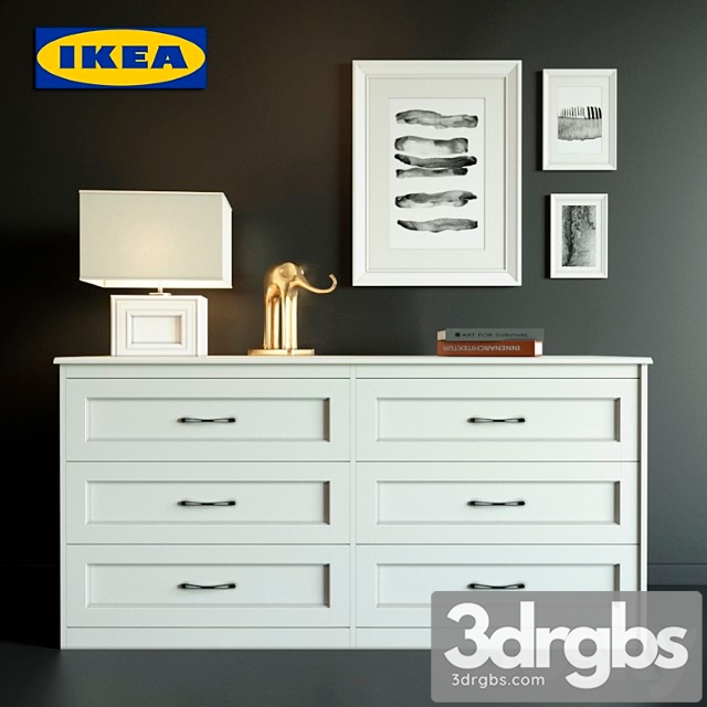 Chest of ikea songesand 2 3dsmax Download - thumbnail 1