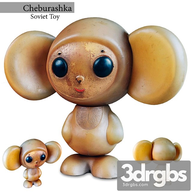 Toy Cheburashka 3dsmax Download - thumbnail 1