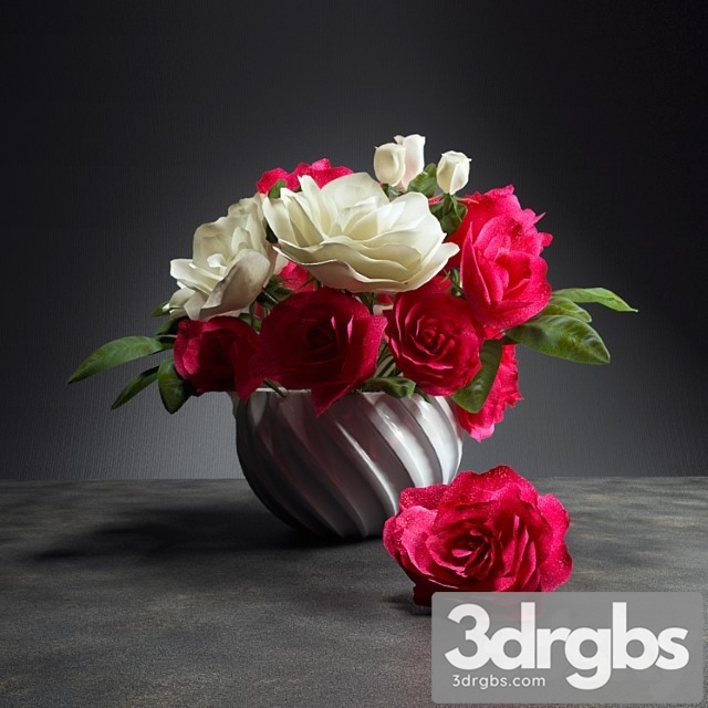 Rose bouquet 11 3dsmax Download - thumbnail 1