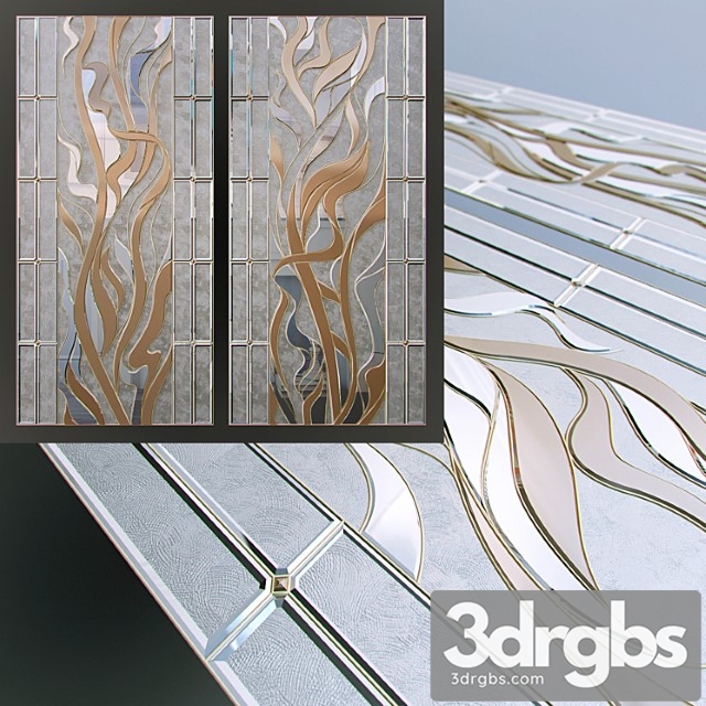 Stained glass Classic Modiern 3dsmax Download - thumbnail 1