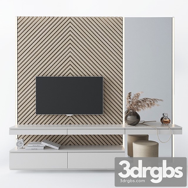 Dressing table and tv stand 4 3dsmax Download - thumbnail 1