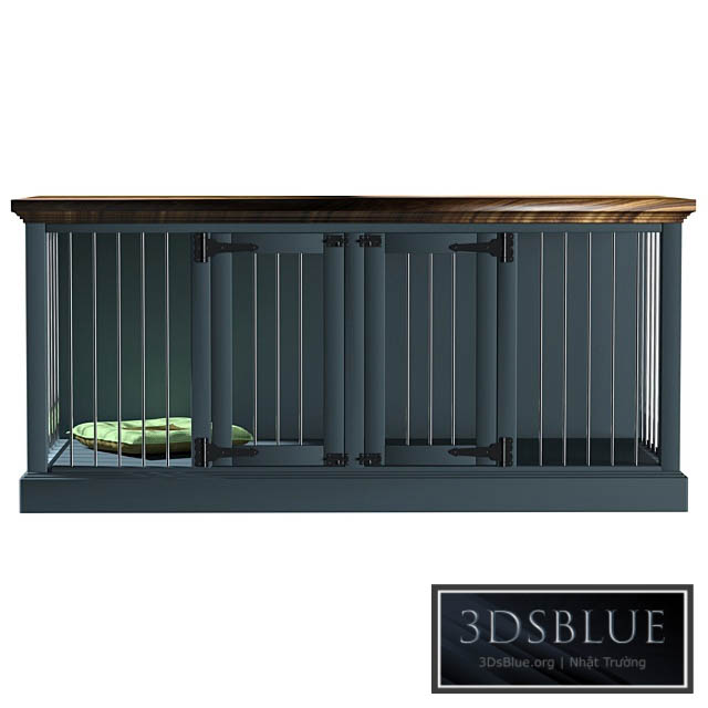 Damien Double Wide Credenza Pet Crate by Archie & Oscar 3DS Max - thumbnail 3