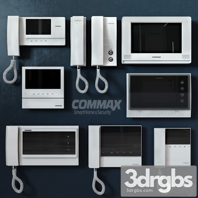 Commax Doorphones 3dsmax Download - thumbnail 1