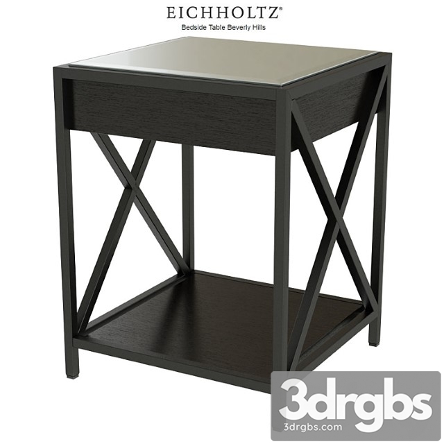 Eichholtz bedside table beverly hills 111922 104871 2 3dsmax Download - thumbnail 1
