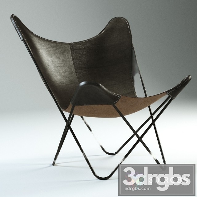Cuero Pampa Mariposa BF Chair 3dsmax Download - thumbnail 1