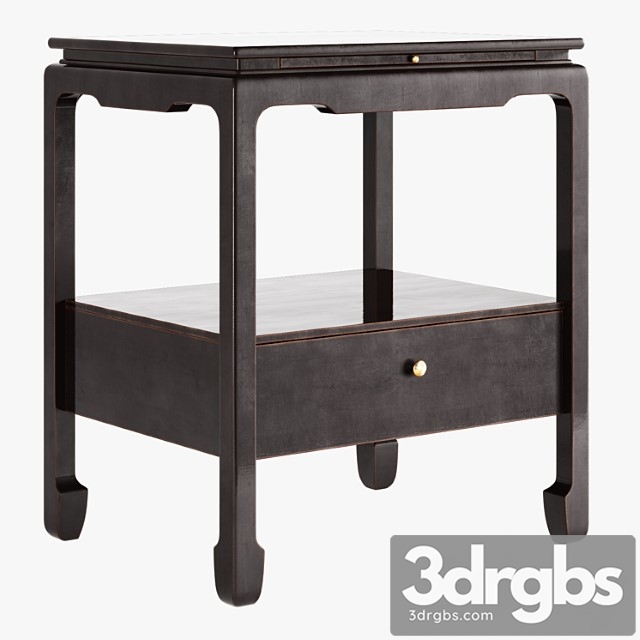 Asian side table 001 2 3dsmax Download - thumbnail 1