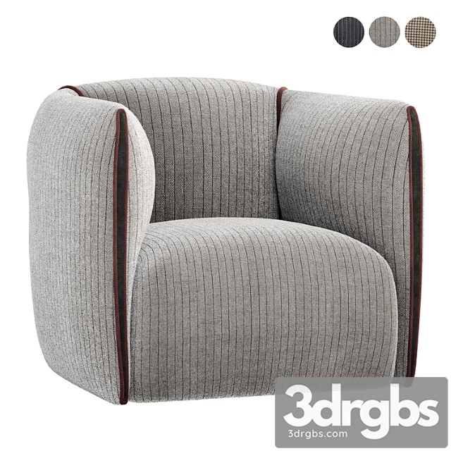 Mia armchair Designed by Francesco Bettoni 3dsmax Download - thumbnail 1