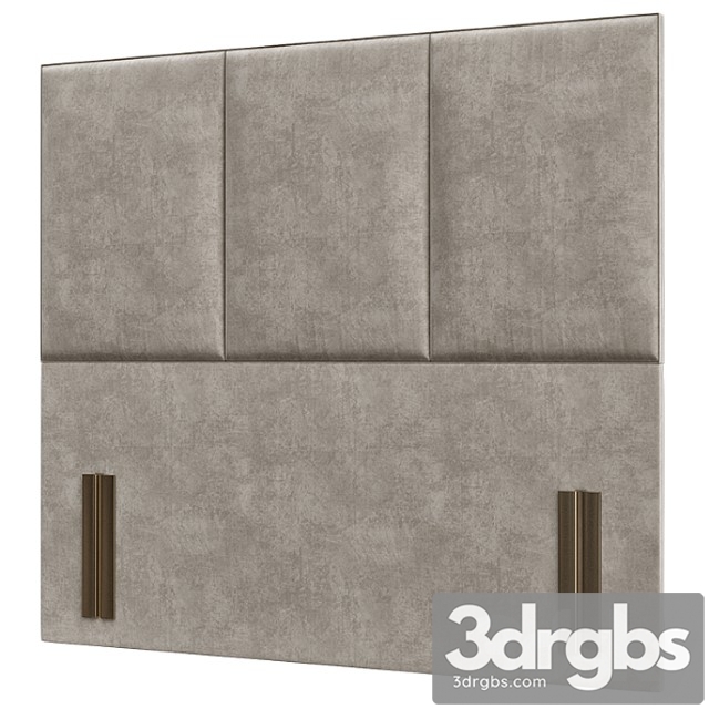 Other 3-panel upholstered headboard 3dsmax Download - thumbnail 1