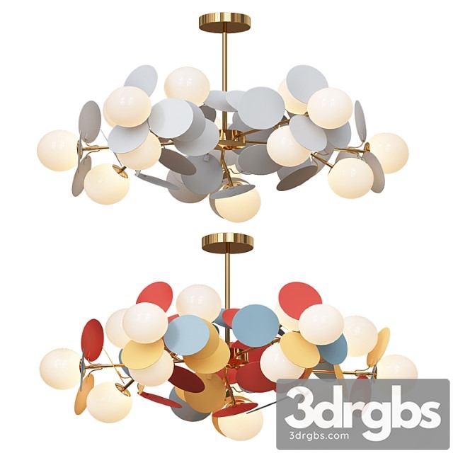 Matisse colorful chandelier 3dsmax Download - thumbnail 1