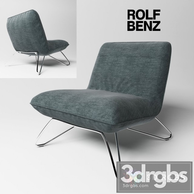 Rolf Benz Sessel 394 Chair 3dsmax Download - thumbnail 1