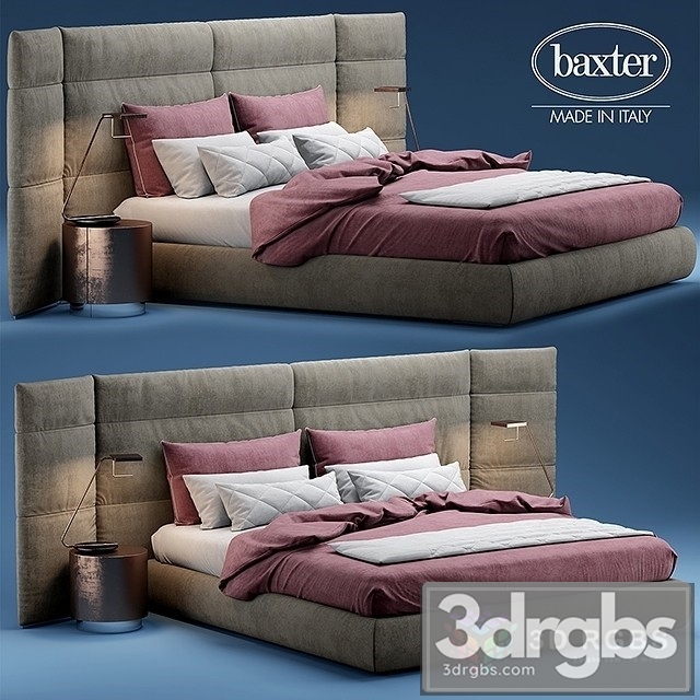 Baxter Couche Extra Bed 3dsmax Download - thumbnail 1