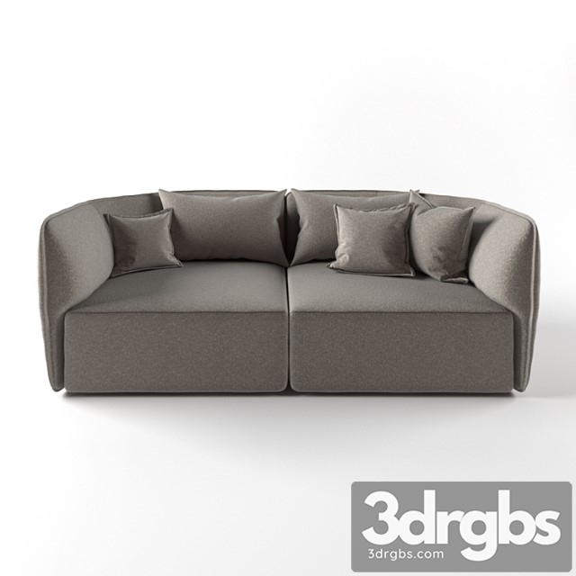 Moroso chamfer modular sofa ch3018 2 3dsmax Download - thumbnail 1