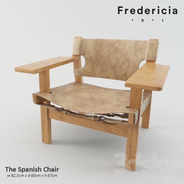 The Spanish Chair 3DS Max - thumbnail 3
