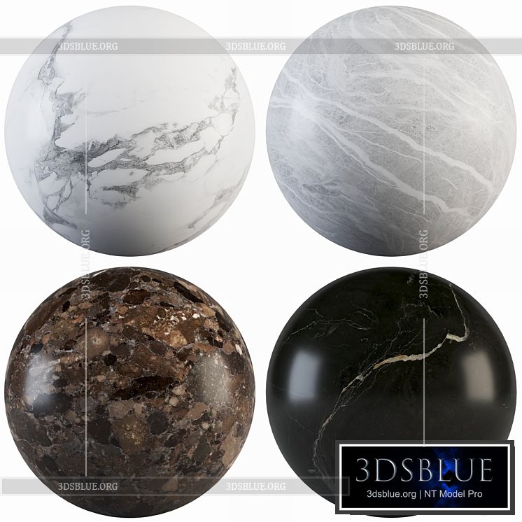 Collection Marble 24 3DS Max - thumbnail 3