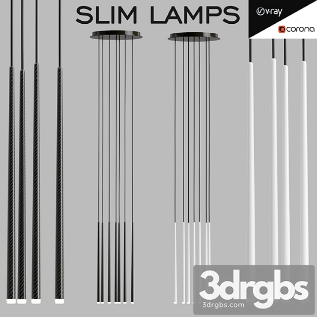 Slim lamps 3dsmax Download