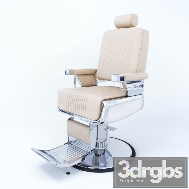 Barber Chair Constantine 3dsmax Download - thumbnail 1