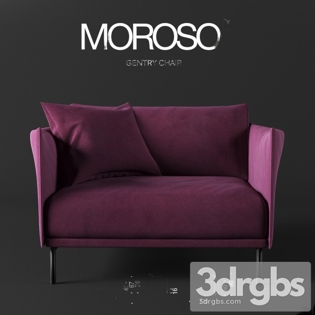 Gentry Chair By Moroso 01 3dsmax Download - thumbnail 1