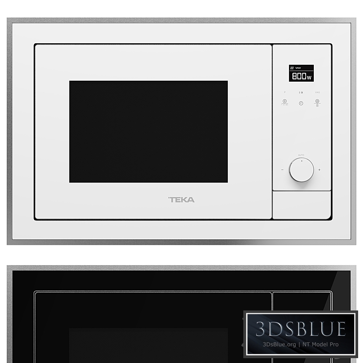Microwave oven TEKA – ML 820 BIS BLACK-SS-WHITE-SS 3DS Max - thumbnail 3
