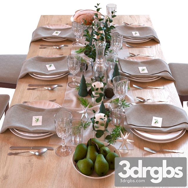 Table Setting 01 3dsmax Download