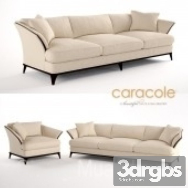 A Simple Life Chair Sofa Caracole 3dsmax Download - thumbnail 1
