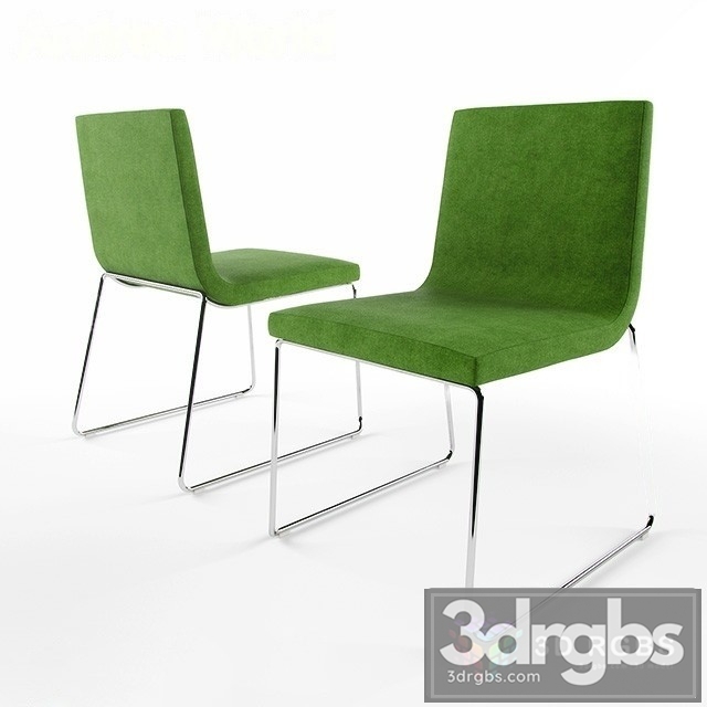 Andreu World Lineal Comfort Chair 3dsmax Download - thumbnail 1