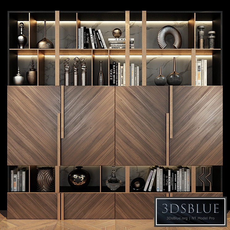 Cabinet Furniture | 0418 3DS Max - thumbnail 3