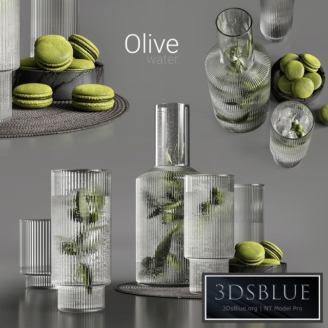 Olive water 3DS Max - thumbnail 3