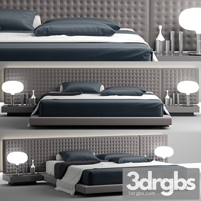 Bed busnelli valencia 2 3dsmax Download - thumbnail 1