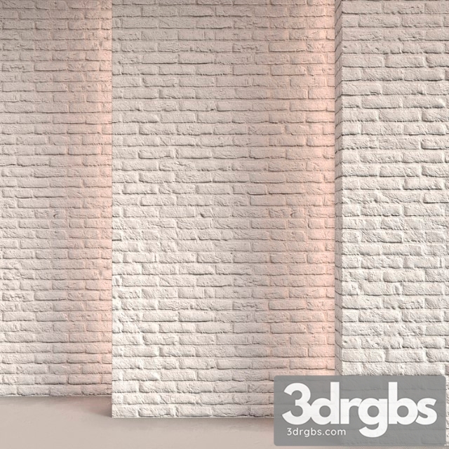 White Brick 07 3dsmax Download - thumbnail 1