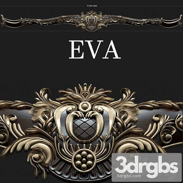 Cornice Classic Eva 7204 3dsmax Download - thumbnail 1