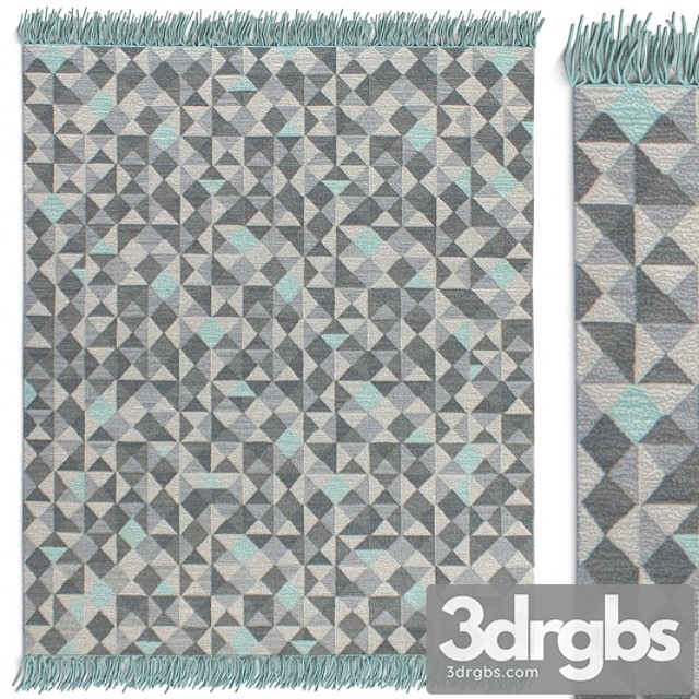 Grit ground lafayette mist rug carpet 3dsmax Download - thumbnail 1