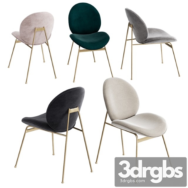 West elm dining chair jane 2 3dsmax Download - thumbnail 1