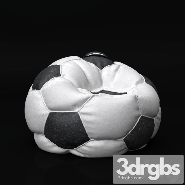 Armchairs Football Balls 3dsmax Download - thumbnail 1