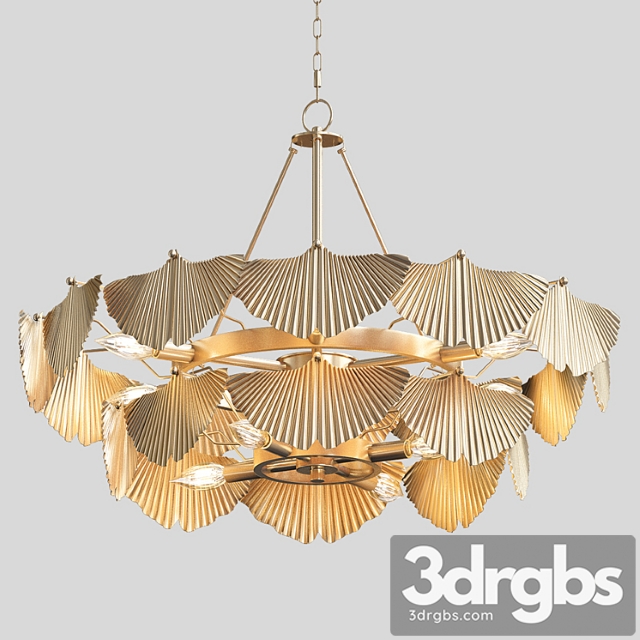 Aberdeen 9-light chandelier 3dsmax Download - thumbnail 1