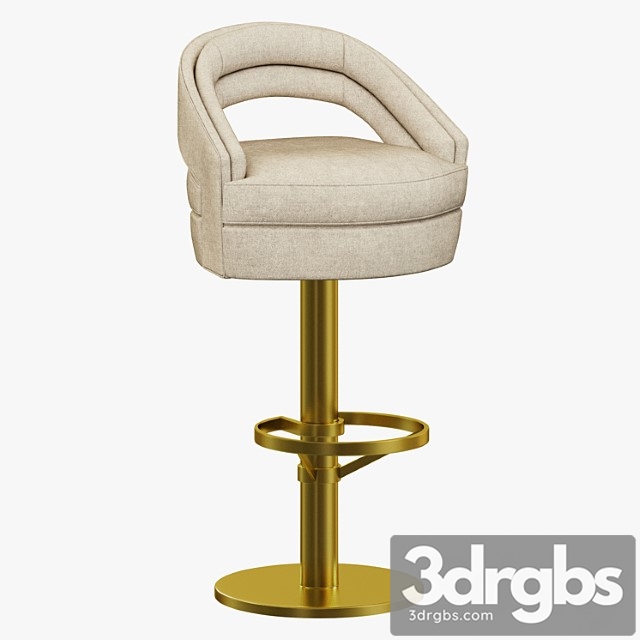 Essential Home Russel Bar Chair 3dsmax Download - thumbnail 1