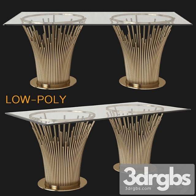Luxury table 2 3dsmax Download - thumbnail 1
