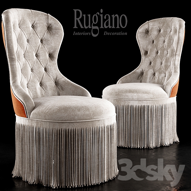 Chair rugiano King F 3DS Max - thumbnail 3