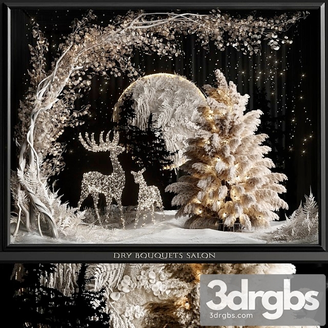 Dry Bouquets Salon 3dsmax Download - thumbnail 1
