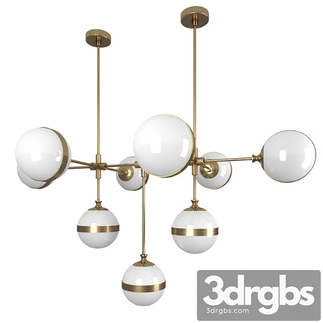 Suspended chandelier lightstar globo 813191 3dsmax Download - thumbnail 1