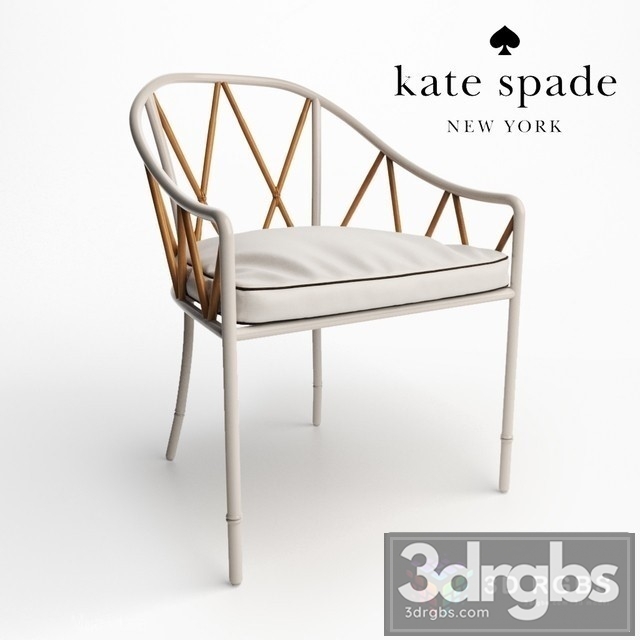 Halsey Kate Spade Chair 3dsmax Download - thumbnail 1