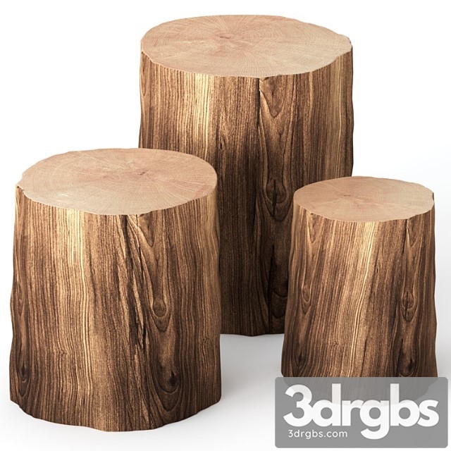 Magazine Tables With Logs 8 3dsmax Download