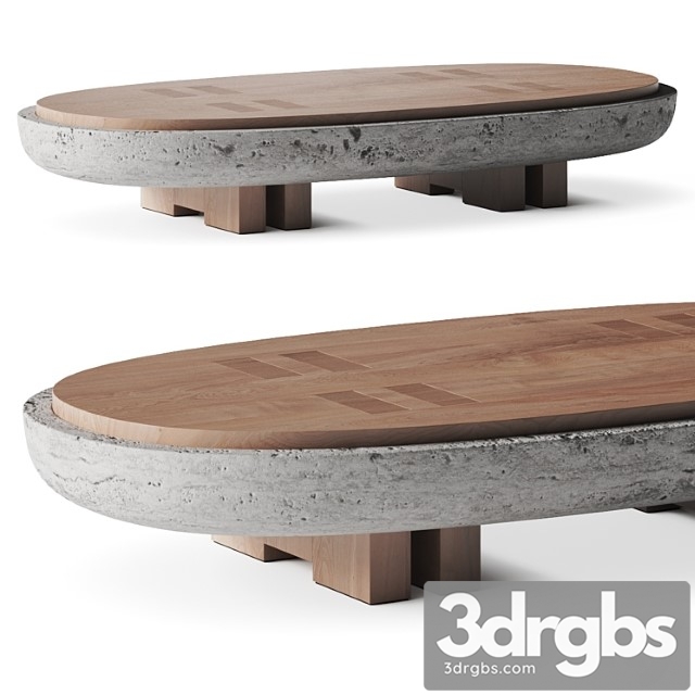 Andy Kerstens Rift Stone Coffee Table 3dsmax Download - thumbnail 1
