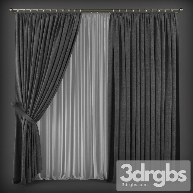 Fabric Curtain 7 3dsmax Download - thumbnail 1