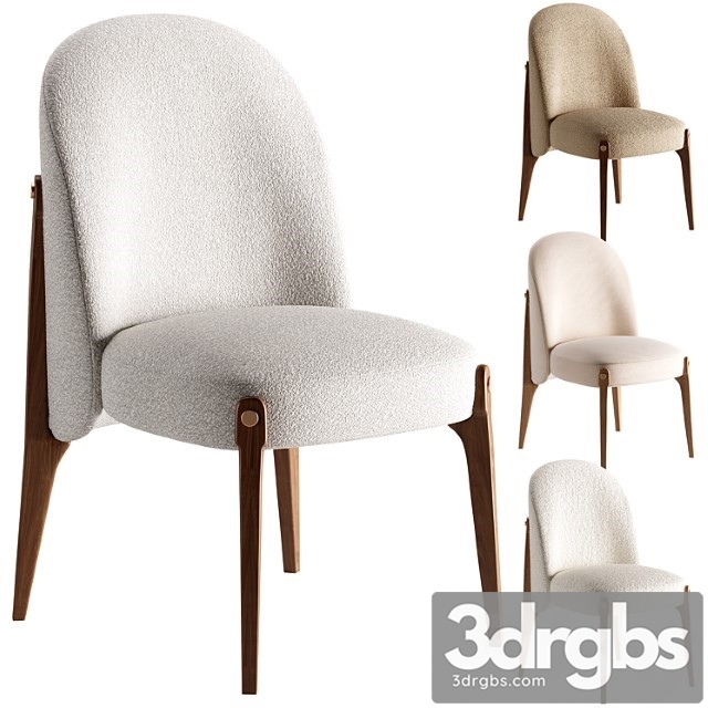 Ames Dining Chair 6 3dsmax Download - thumbnail 1