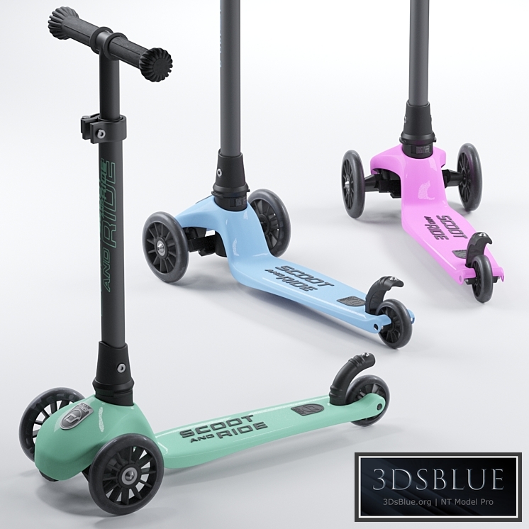 Children's scooter Scoot and ride 3DS Max - thumbnail 3