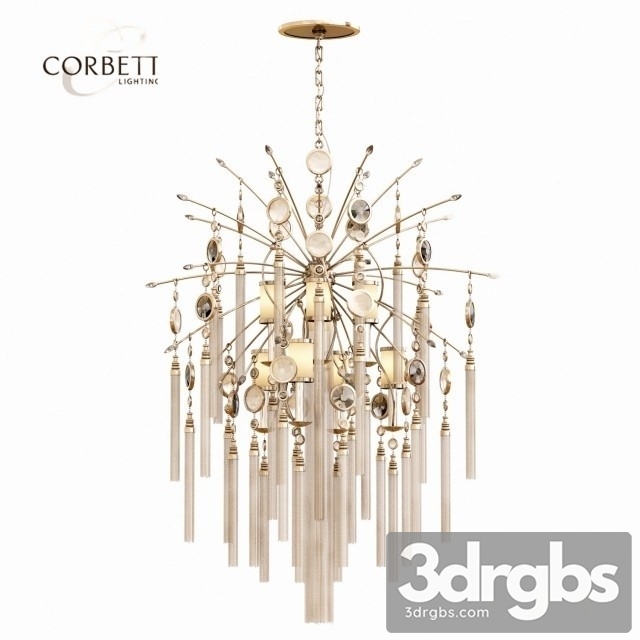 Corbett Ceiling Lamp 3dsmax Download - thumbnail 1